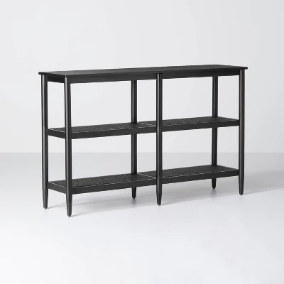 Wood & Cane 3-Shelf Console Bookcase - Hearth & Hand™ With Magnolia 8 Wood & Cane 3-Shelf Console Bookcase - Hearth & Hand™ With Magnolia - Image 8