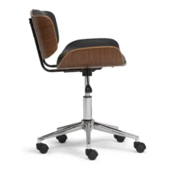 Perry Bentwood Office Chair Black/Natural - WyndenHall -WorkHaven Sales Shop GUEST 4f7b91cb 1ef8 482b 9618 21055befbbbd