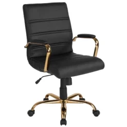 Flash Furniture Mid-Back Executive Swivel Office Chair With Metal Frame And Arms 27 Flash Furniture Mid-Back Executive Swivel Office Chair With Metal Frame And Arms -WorkHaven Sales Shop GUEST 50639e18 9585 4ed3 a50d 5928f274ea71