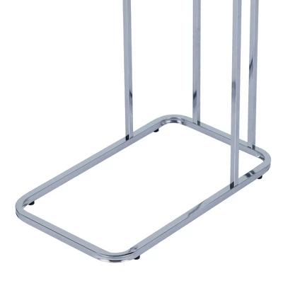 20" Cora Wood Grain Finish And Metal Base C-Table Brown - Teamson Home 6 20" Cora Wood Grain Finish And Metal Base C-Table Brown - Teamson Home - Image 6