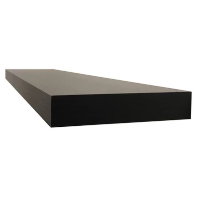 36" Floating Shelf Wall Mounted Hidden Brackets Espresso - Inplace 2 36" Floating Shelf Wall Mounted Hidden Brackets Espresso - Inplace - Image 2
