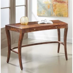 Dorset 1 Drawer Writing Desk Brown - Treasure Trove Accents -WorkHaven Sales Shop GUEST 529e95af a2a4 4b44 a097 98e20012df19