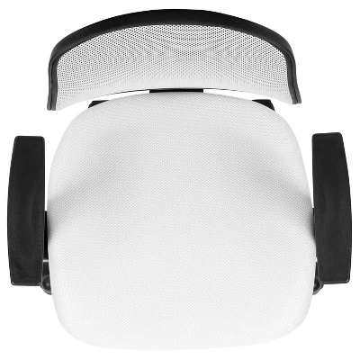 Emma And Oliver Pivot Back Mesh Swivel Task Office Chair With Arms 8 Emma And Oliver Pivot Back Mesh Swivel Task Office Chair With Arms - Image 8