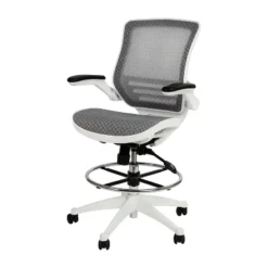 Flash Furniture Mid-Back Transparent Mesh Drafting Chair With Flip-Up Arms 31 Flash Furniture Mid-Back Transparent Mesh Drafting Chair With Flip-Up Arms -WorkHaven Sales Shop GUEST 5452544d 693e 4fdb 89a6 f8798ce4649c