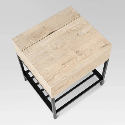 Loring End Table With Charging Station - Threshold™ 4 Loring End Table With Charging Station - Threshold™ - Image 4