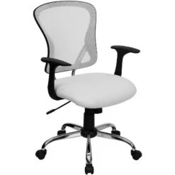 Flash Furniture Mid-Back Mesh Swivel Task Office Chair With Chrome Base And Arms 27 Flash Furniture Mid-Back Mesh Swivel Task Office Chair With Chrome Base And Arms -WorkHaven Sales Shop GUEST 55017ab9 696b 49de b060 503b4fd04972