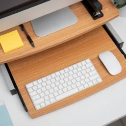 Mind Reader 2 Tier Monitor Stand/Riser With Sliding Drawer For Keyboard Brown -WorkHaven Sales Shop GUEST 558e2507 9048 4311 abf5 0fcf3417e2f2