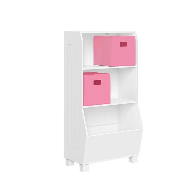 23" Kids' Bookcase With Toy Organizer And 2 Bins - RiverRidge Home 4 23" Kids' Bookcase With Toy Organizer And 2 Bins - RiverRidge Home - Image 4