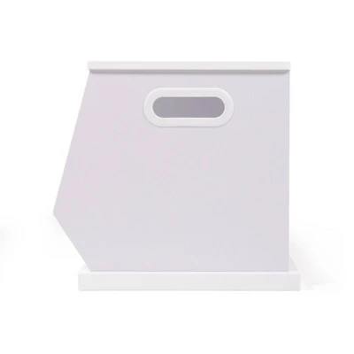 Wood Toy Storage Cubby And Kids' Bookcase White - Humble Crew 2 Wood Toy Storage Cubby And Kids' Bookcase White - Humble Crew - Image 2