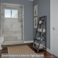 Lavish Home 4-Tier Ladder Bookshelf With X-Back Frame – Freestanding Bookcase, Gray 11 Lavish Home 4-Tier Ladder Bookshelf With X-Back Frame – Freestanding Bookcase, Gray -WorkHaven Sales Shop GUEST 56f38efa bc61 43f1 9d3d 69ad68e226e7