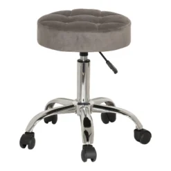 24.5" Nora Tufted Backless Adjustable Metal Vanity And Office Stool With Casters - Hillsdale Furniture 25 24.5" Nora Tufted Backless Adjustable Metal Vanity And Office Stool With Casters - Hillsdale Furniture -WorkHaven Sales Shop GUEST 5745c7fc 4bdd 43ea a677 4bfe8a0bbc33
