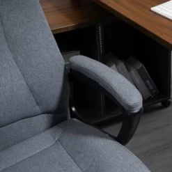 Vinsetto Ergonomic Home Office Chair Desk Computer Chair With 360° Swivel, Adjustable Height, Linen Fabric, Padded Armrests And Headrest, Gray -WorkHaven Sales Shop GUEST 57fdfc38 ed9e 4626 afe7 531e2bede022