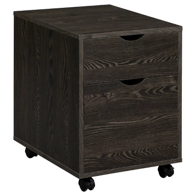 Noorvik 7 Drawer Writing Desk Set With 2 File Cabinets Dark Oak - Coaster 7 Noorvik 7 Drawer Writing Desk Set With 2 File Cabinets Dark Oak - Coaster - Image 7