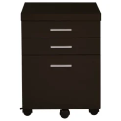 Skylar 3 Drawer Mobile File Cabinet Cappuccino - Coaster -WorkHaven Sales Shop GUEST 5afcea91 6031 49cc abb5 f5cd66366932