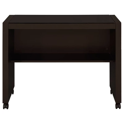 3pc Skeena Office Desk Set Cappuccino - Coaster 7 3pc Skeena Office Desk Set Cappuccino - Coaster - Image 7