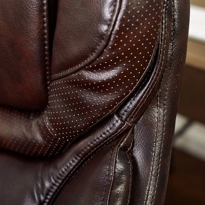 Big And Tall Executive Office Chair With Upgraded Wood Accents - Serta 7 Big And Tall Executive Office Chair With Upgraded Wood Accents - Serta - Image 7