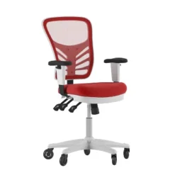 Flash Furniture Nicholas Mid-Back Multifunction Executive Swivel Ergonomic Office Chair With Adjustable Arms And Transparent Roller Wheels 30 Flash Furniture Nicholas Mid-Back Multifunction Executive Swivel Ergonomic Office Chair With Adjustable Arms And Transparent Roller Wheels -WorkHaven Sales Shop GUEST 5cbf15df 5b7f 4013 bed2 85d8ae510a6b