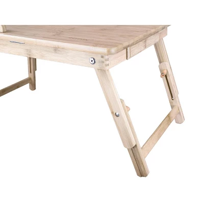 Aleratec 15in Natural Bamboo Multi-Functional Laptop Stand 7 Aleratec 15in Natural Bamboo Multi-Functional Laptop Stand - Image 7