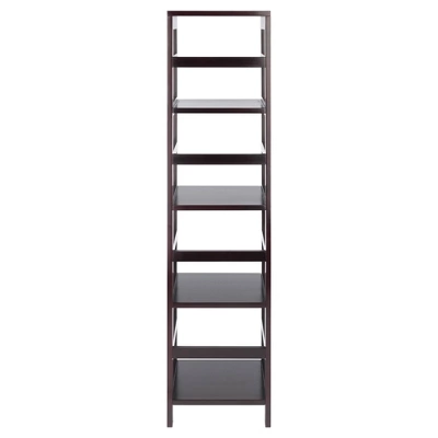 55" 4 Section Narrow Bookshelf Espresso - Winsome 3 55" 4 Section Narrow Bookshelf Espresso - Winsome - Image 3
