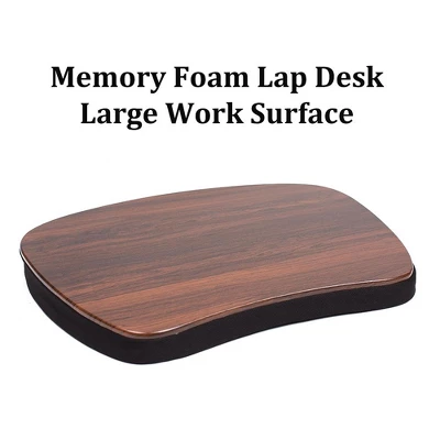 Sofia + Sam Brown Oversized Memory Foam Lap Desk For Laptops - Size Large 1 Sofia + Sam Brown Oversized Memory Foam Lap Desk For Laptops - Size Large