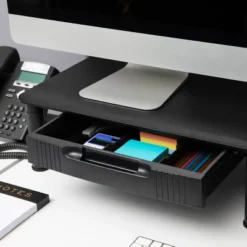 Mind Reader Large Dual Monitor Stand With Storage Riser Black -WorkHaven Sales Shop GUEST 5e84d96d 30cb 48e8 b42d 1c16b1e3d0d5