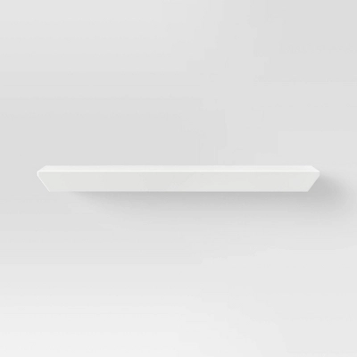 Wedge Shelf With Rod Bracket White - Threshold™ 2 Wedge Shelf With Rod Bracket White - Threshold™ - Image 2