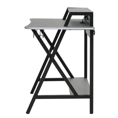 Challenger Gaming Table Black/Silver - SD Gaming 9 Challenger Gaming Table Black/Silver - SD Gaming - Image 9