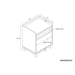 2 Drawers Filing Cabinet Wood/Gray - Linon 21 2 Drawers Filing Cabinet Wood/Gray - Linon -WorkHaven Sales Shop GUEST 608ebfb5 0bf4 4e1d a4ef 773ca593285c