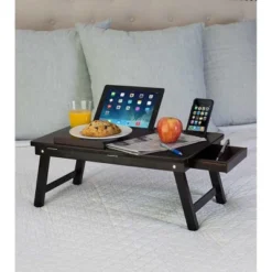 BirdRock HomeMulti-tasking Laptop Bamboo Bed Tray - Walnut