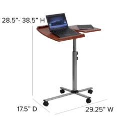 Emma And Oliver Cherry Angle And Height Adjustable Mobile Laptop Computer Table -WorkHaven Sales Shop GUEST 62052c45 702b 41da acd3 3b082843cc5d