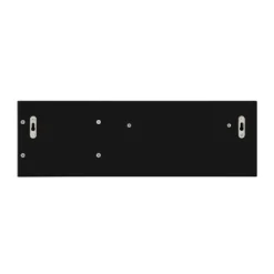 18" Utility Shelf With Pocket And Hanging Hooks Black - Danya B. -WorkHaven Sales Shop GUEST 6210cdd9 f01a 4cb7 89bf 3634a1f25df3