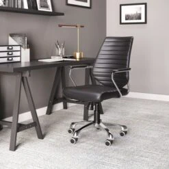 Modern Low Back Adjustable Office Chair Black - ZM Home 12 Modern Low Back Adjustable Office Chair Black - ZM Home -WorkHaven Sales Shop GUEST 62594b68 4f2f 4363 be49 e382b79b242f