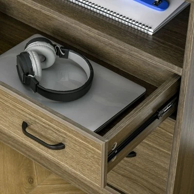 Vinsetto Lateral File Cabinet With Shelf, Office Storage Cabinet With 2 Drawers, Fits Letter Sized Papers, Charcoal Gray 5 Vinsetto Lateral File Cabinet With Shelf, Office Storage Cabinet With 2 Drawers, Fits Letter Sized Papers, Charcoal Gray - Image 5