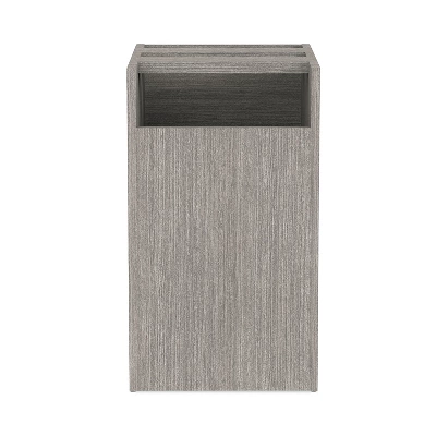 Alera Alera Valencia Series Full Pedestal File Left Or Right 2 Legal/Letter-Size File Drawers Gray 4 Alera Alera Valencia Series Full Pedestal File Left Or Right 2 Legal/Letter-Size File Drawers Gray - Image 4