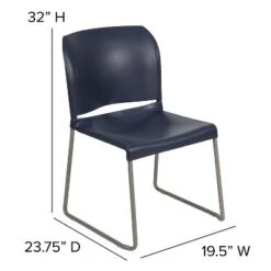 Flash Furniture HERCULES Series 880 Lb. Capacity Navy Full Back Contoured Stack Chair With Gray Powder Coated Sled Base 15 Flash Furniture HERCULES Series 880 Lb. Capacity Navy Full Back Contoured Stack Chair With Gray Powder Coated Sled Base -WorkHaven Sales Shop GUEST 64bfdec9 20ae 492c 8393 8e73fa3bd96b