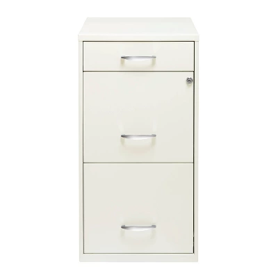 Space Solutions 3 Drawer Letter Width Vertical File Cabinet With Pencil Drawer Pearl White 1 Space Solutions 3 Drawer Letter Width Vertical File Cabinet With Pencil Drawer Pearl White