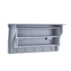 36" X 18" Wall Shelf With Collapsible Drying Rack And Hooks - Danya B. -WorkHaven Sales Shop GUEST 65cd9116 2b89 4720 911a b8435487e2a1