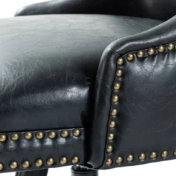 Xavier Faux Leather Office Task Chair With Nailhead | Karat Home -WorkHaven Sales Shop GUEST 666ac45d d354 4960 a19b 94d1df912d46