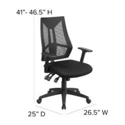 Flash Furniture High Back Black Mesh Multifunction Swivel Ergonomic Task Office Chair With Adjustable Arms 11 Flash Furniture High Back Black Mesh Multifunction Swivel Ergonomic Task Office Chair With Adjustable Arms -WorkHaven Sales Shop GUEST 6698e1fd ef17 4e0e 9a55 5fec7d0b5c86