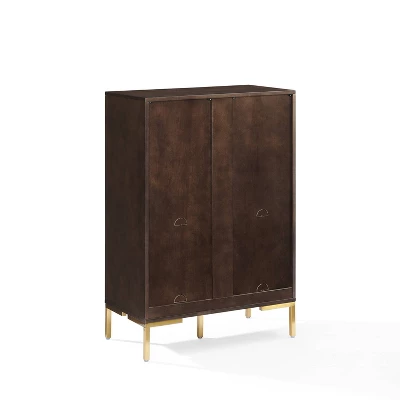 42.25" Juno Record Storage Cube Bookcase With Speaker Dark Brown/Black - Crosley 8 42.25" Juno Record Storage Cube Bookcase With Speaker Dark Brown/Black - Crosley - Image 8