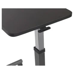 Drive Medical Non Tilt Top Overbed Table, Silver Vein