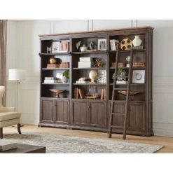 Tall Wood Ladder Brown - Martin Furniture -WorkHaven Sales Shop GUEST 682bff43 f6d7 40ea ad1b 92afbff922d5