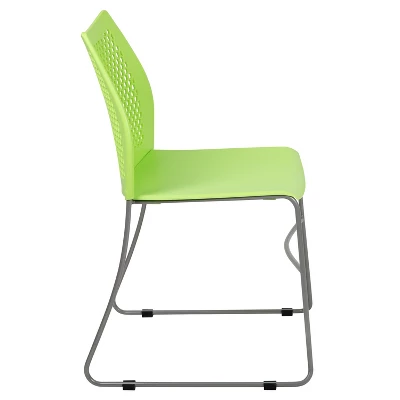 Flash Furniture HERCULES Series 661 Lb. Capacity Stack Chair With Air-Vent Back And Powder Coated Sled Base 11 Flash Furniture HERCULES Series 661 Lb. Capacity Stack Chair With Air-Vent Back And Powder Coated Sled Base - Image 11