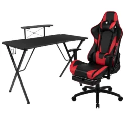 BlackArc Tango Gaming Desk & Chair Set - Reclining Gaming Chair With Slide-Out Footrest & Gaming Desk With Cupholder/Headphone Hook 26 BlackArc Tango Gaming Desk & Chair Set - Reclining Gaming Chair With Slide-Out Footrest & Gaming Desk With Cupholder/Headphone Hook -WorkHaven Sales Shop GUEST 68ec4a65 7256 48a0 b322 fefb9b2eb5ba