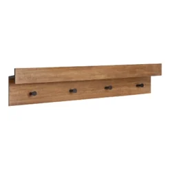36" X 7.5" X 4.5" Levie Wood Wall Shelf Ledge With Knobs - Kate & Laurel All Things Decor -WorkHaven Sales Shop GUEST 69123907 6bab 42b4 b21c 2f976c9404f0