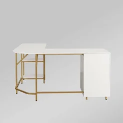 L Shape Home Office Two-Tone Desk With Storage - Techni Mobili -WorkHaven Sales Shop GUEST 69285559 7684 47ad bee9 e73816244273