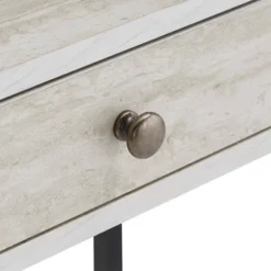 3pc Neveah Marble Ladder Desk And Bookcase Set Matte Black - Inspire Q -WorkHaven Sales Shop GUEST 69d42814 f97d 4d09 bccd b8203c9a7b7b