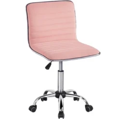 Yaheetech Velvet Low Back Armless Desk Chair Office Chair With Wheels -WorkHaven Sales Shop GUEST 69e71015 1a69 4cd5 b7ff 108d9b8b1f79