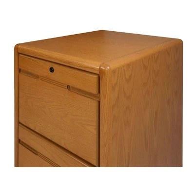 2 Drawer File Cabinet Brown - Martin Furniture 3 2 Drawer File Cabinet Brown - Martin Furniture - Image 3
