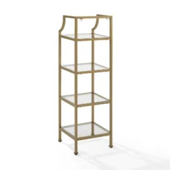 40" Aimee Short Etagere Gold - Crosley 10 40" Aimee Short Etagere Gold - Crosley -WorkHaven Sales Shop GUEST 6b46ddc0 72d4 42f2 ad31 584764c3c12f